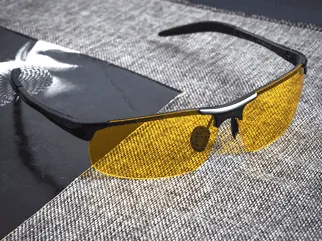 Lenti polarizzate Clear Vision HD in primo piano